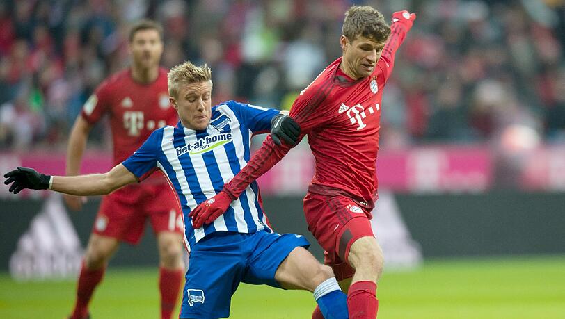 Thomas Müller stellte gegen Berlin seinen Bundesliga-Torrekord ein. Thomas Müller stellte gegen Berlin seinen Bundesliga-Torrekord ein.