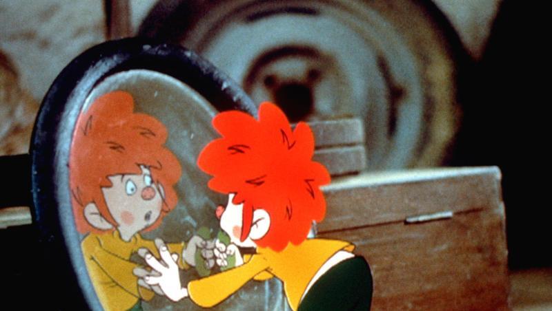 Die Zeichentrickfigur "Pumuckl" schaut in einen Spiegel. Foto: ARD/Archiv Die Zeichentrickfigur "Pumuckl" schaut in einen Spiegel. Foto: ARD/Archiv