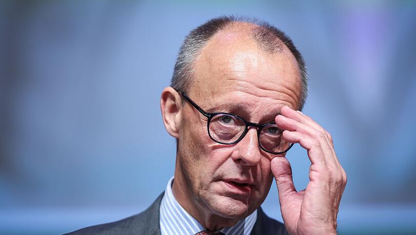 Friedrich Merz, CDU-Bundesvorsitzender, spricht.