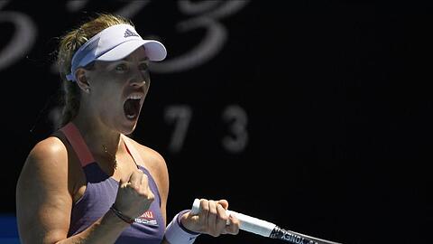 Freut sich über den Einzug ins Achtelfinale: Angelique Kerber.