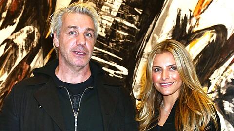 Till Lindemann mit Sophia Thomalla in Berlin im Jahr 2013.