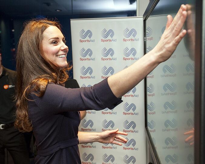Am Mittwoch besuchte Herzogin Kate die Charity-Organisation "SportsAid".