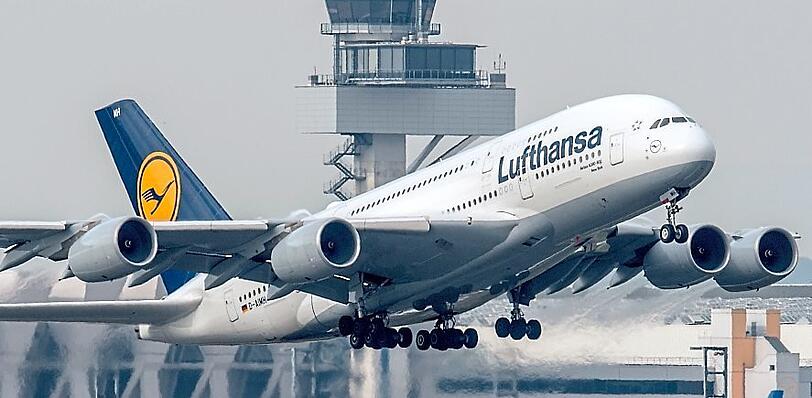 Platz 7:  Lufthansa. Vorjahr: Platz 10.