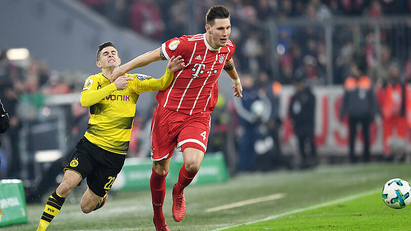 NIKLAS SÜLE NOTE 2 - Spielte mit Boateng beim 1:0 per Lattenkopfball Doppelpass. Harmonierte auch ansonsten gut mit seinem Partner in der Innenverteidigung. Solide Partie.