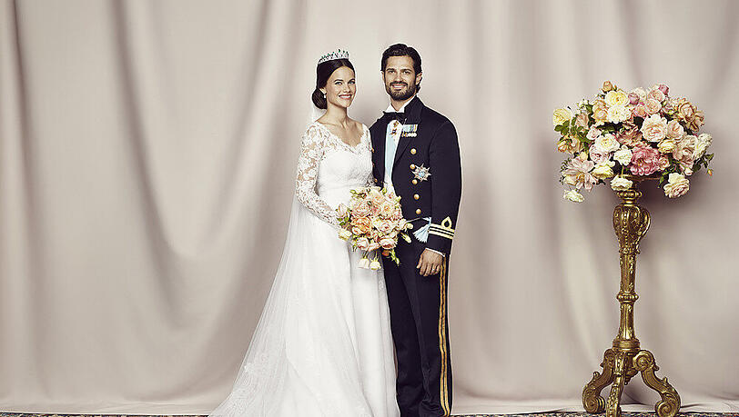 Das Brautpaar Sofia und Carl Philip von Schweden Das Brautpaar Sofia und Carl Philip von Schweden