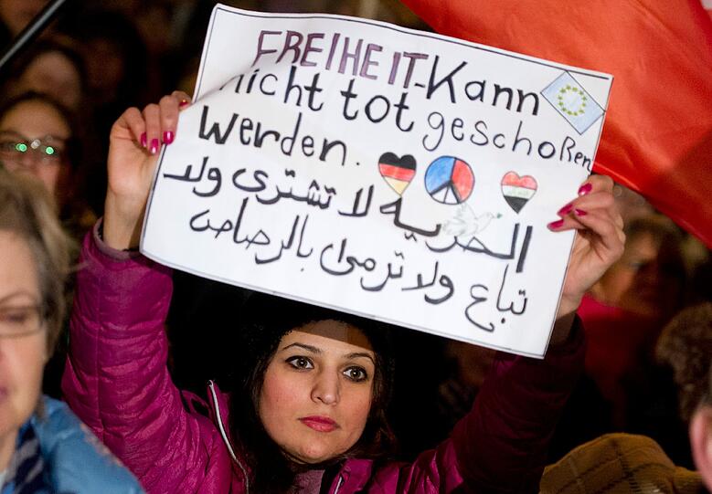 Die "München ist bunt"-Kundgebung: Rund 20 000 Teilnehmer demonstrierten für ein tolerantes und weltoffenes München.