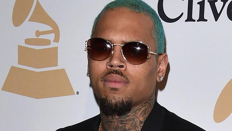 Chris Brown bei einer Grammy-Feier im Februar Chris Brown bei einer Grammy-Feier im Februar