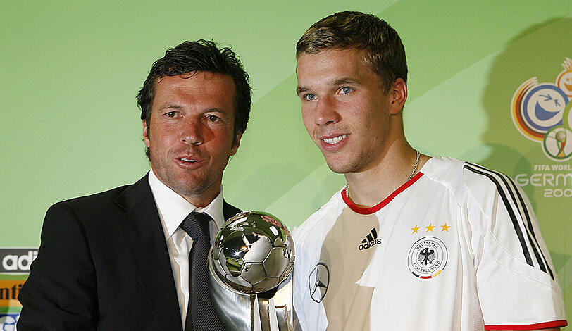 Lothar Matthäus spricht sich gegen eine EM-Nominierung von Lukas Podolski aus.