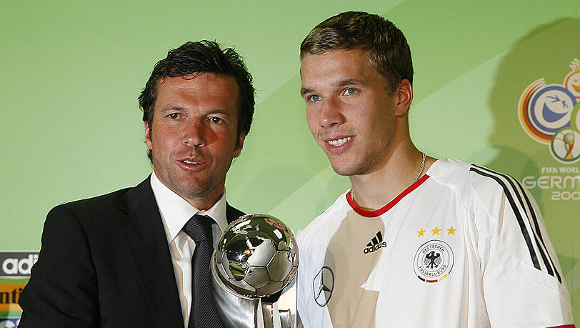Lothar Matthäus spricht sich gegen eine EM-Nominierung von Lukas Podolski aus. Lothar Matthäus spricht sich gegen eine EM-Nominierung von Lukas Podolski aus.
