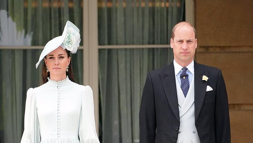 Herzogin Kate und Prinz William kommen ihren Pflichten anlässlich des Platinjubiläums nach.