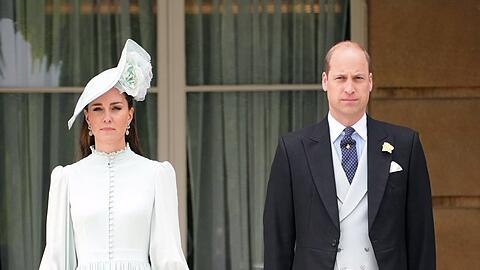 Herzogin Kate und Prinz William kommen ihren Pflichten anlässlich des Platinjubiläums nach.