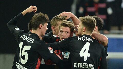 Durch den 1:0-Sieg übernahm der SC Freiburg die Tabellenführung.