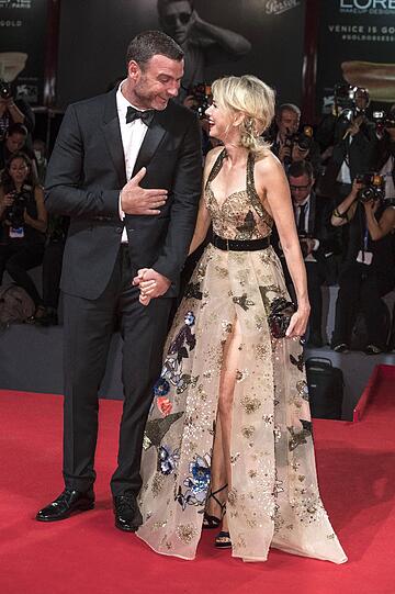 Haben Spaß beim Film-Festival in Venedig: Naomi und Liev.