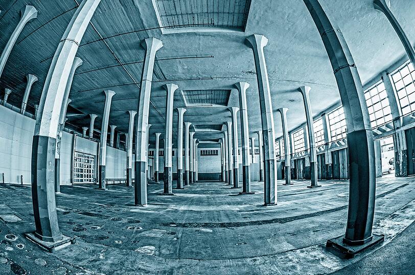Bietet ein interessantes Ambiente: die Säulenhalle.