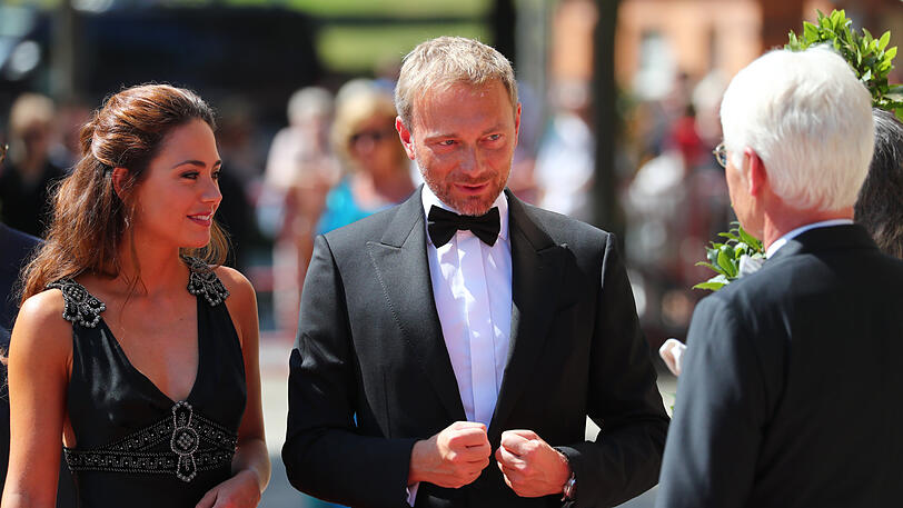 Christian Lindner mit seiner Freundin Franca Lehfeldt.