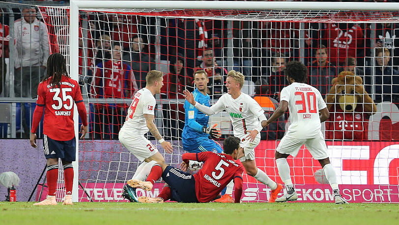 Felix Götze trifft gegen den FC Bayern zum 1:1-Endstand. Felix Götze trifft gegen den FC Bayern zum 1:1-Endstand.