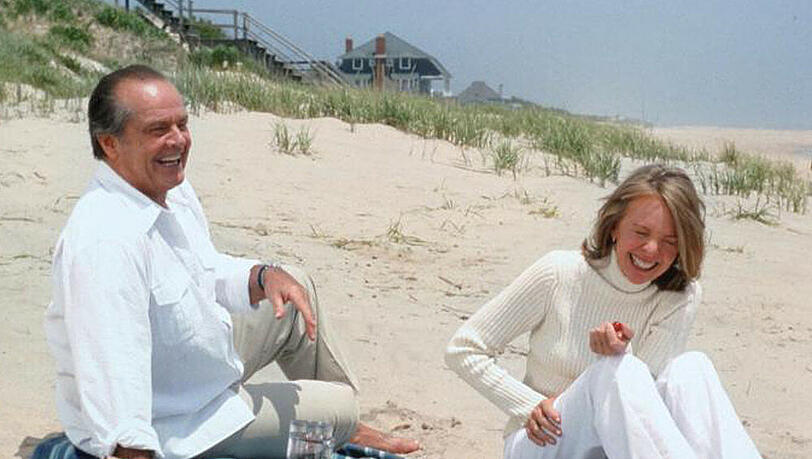 "Was das Herz begehrt": Harry (Jack Nicholson) ist ein in die Jahre gekommener Schwerenöter, der ein erhebliches Problem mit gleichaltrigen Frauen an seiner Seite hat - bis er auf Erica (Diane Keaton) trifft "Was das Herz begehrt": Harry (Jack Nicholson) ist ein in die Jahre gekommener Schwerenöter, der ein erhebliches Problem mit gleichaltrigen Frauen an seiner Seite hat - bis er auf Erica (Diane Keaton) trifft