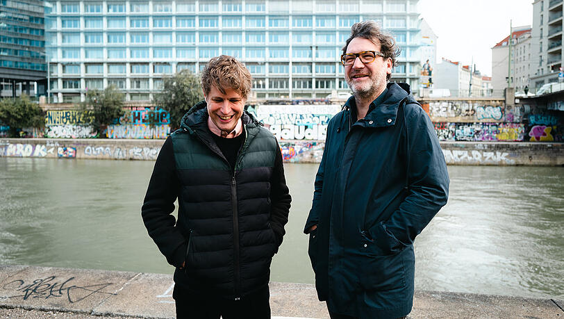 Daniel Kehlmann mit David Schalko (rechts). Daniel Kehlmann mit David Schalko (rechts).