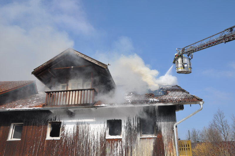Wohnhausbrand in Eggenfelden: Die Bilder