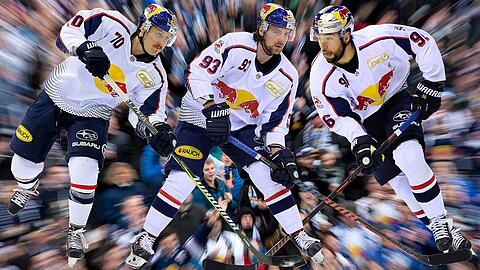 Die EHC-Top-3 in Sachen Effizienz: (v.l.) Maximilian Daubner, Maximilian Kastner, und Andreas Eder.