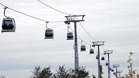 Bei der Buga 2005 gab es schon einmal eine Seilbahn in Riem - allerdings nur kurzzeitig.