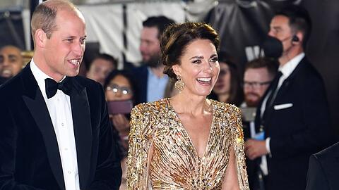 Prinz William und Herzogin Kate bei der James-Bond-Premiere.