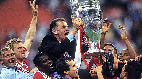 Ottmar Hitzfeld gewann 2001 mit dem FC Bayern die Champions League gegen Valencia.