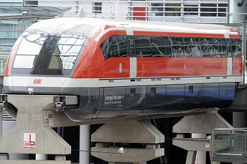 Beim Modell bleibt es: Der Transrapid.
