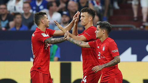 Blieben in München bislang alle unter ihren Möglichkeiten: Lucas Hernández (l.), Philippe Coutinho (vorne) und Ivan Perisic.