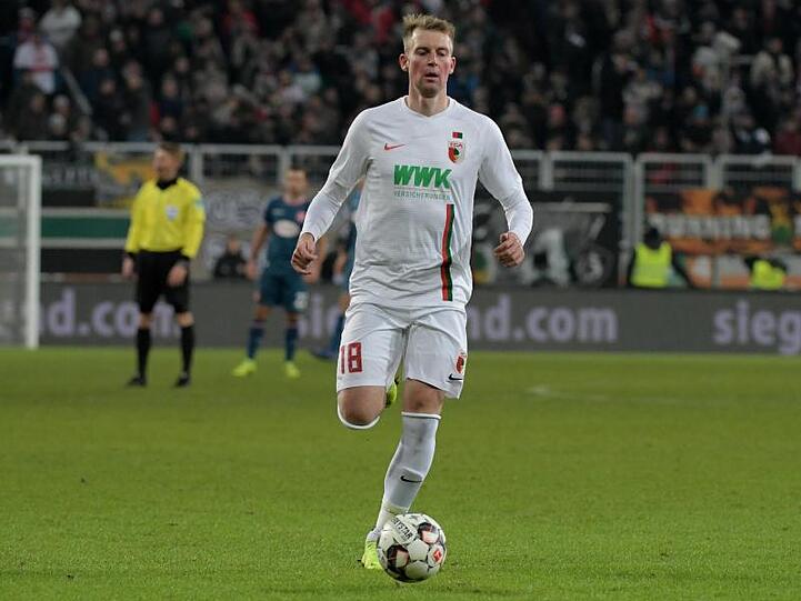 Jan-Ingwer Callsen-Bracker im Augsburger Trikot. Foto: Stefan Puchner/dpa/Archivbild
