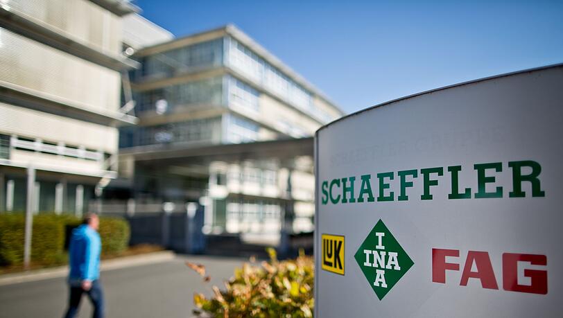 Der Eingangsbereich des Hauptsitzes der Schaeffler AG.
