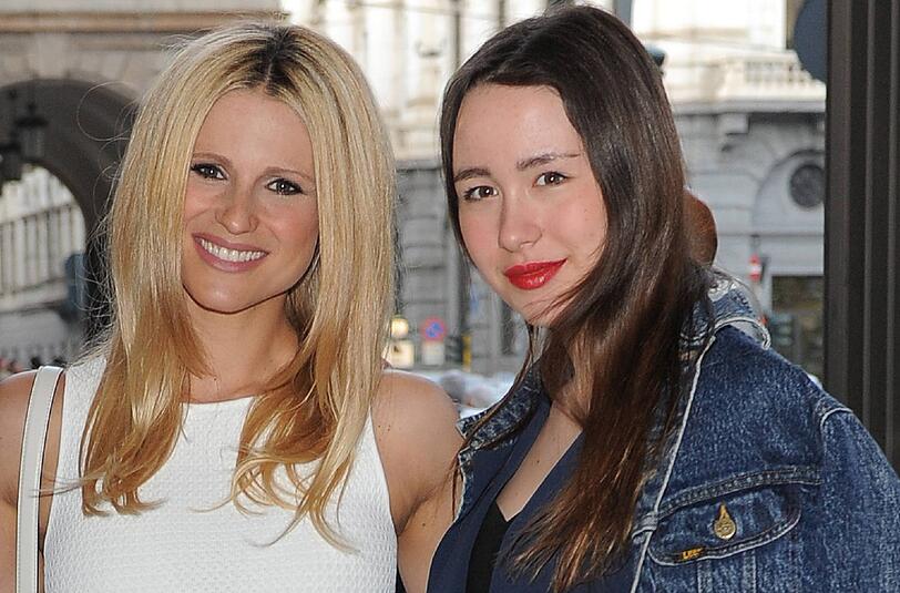 Michelle Hunziker mit ihrer ältesten Tochter Aurora