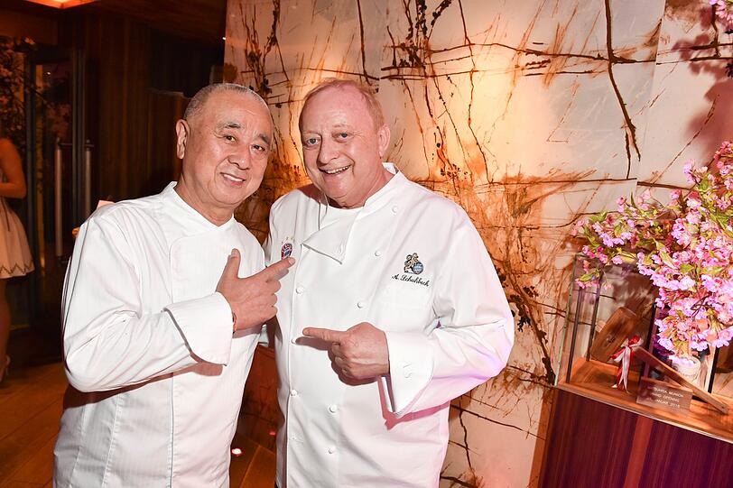 Nobuyuki (Nobu) Matsuhisa und Alfons Schuhbeck