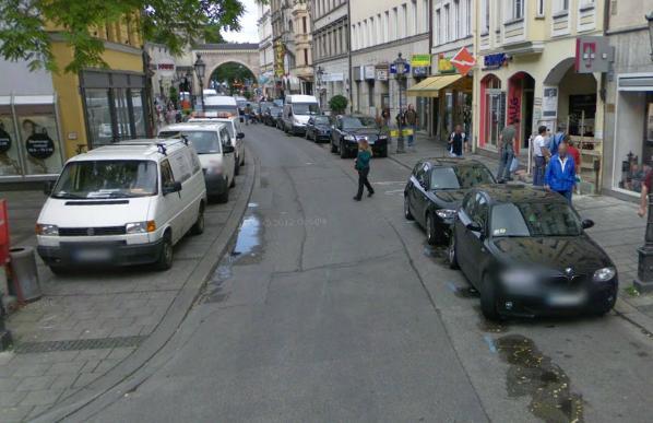 Die Sendlinger Straße wird in diesem Bereich saniert.