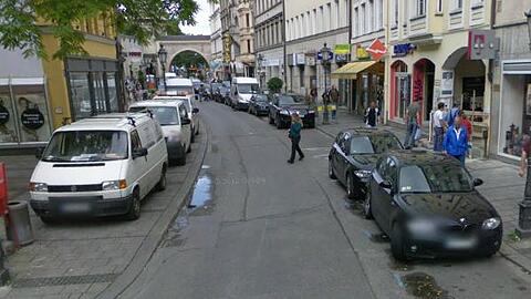 Die Sendlinger Straße wird in diesem Bereich saniert.