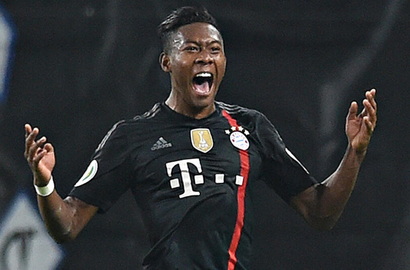 David Alaba erzielte gegen den HSV das 2:0 beim 3:1-Sieg.
