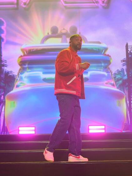 Will Smith w&auml;hrend eines Auftritts auf seiner Tour im vergangenen Jahr.