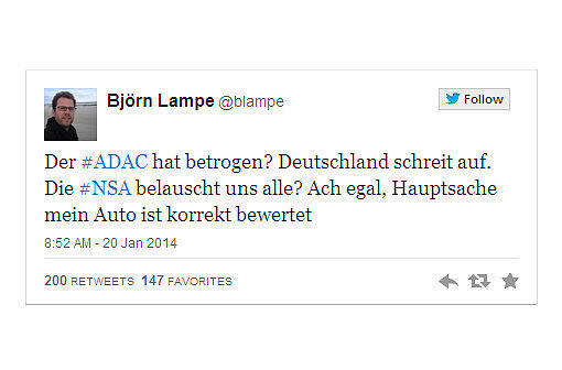 So lästert das Netz über den ADAC