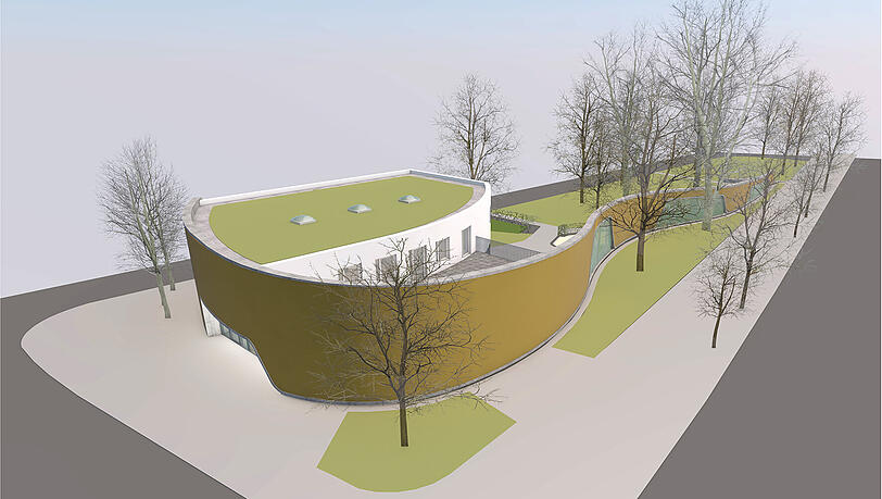 Diese Visualisierung zeigt, wie der Bau aussehen wird. Diese Visualisierung zeigt, wie der Bau aussehen wird.