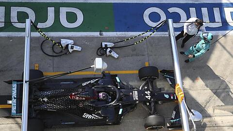 Lewis Hamilton kämpfte sich nach einer Aufholjagd als Siebter noch in die Punkte zurück.