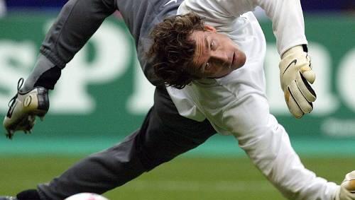 Immer auf dem Sprung: Torhüter Jens Lehmann