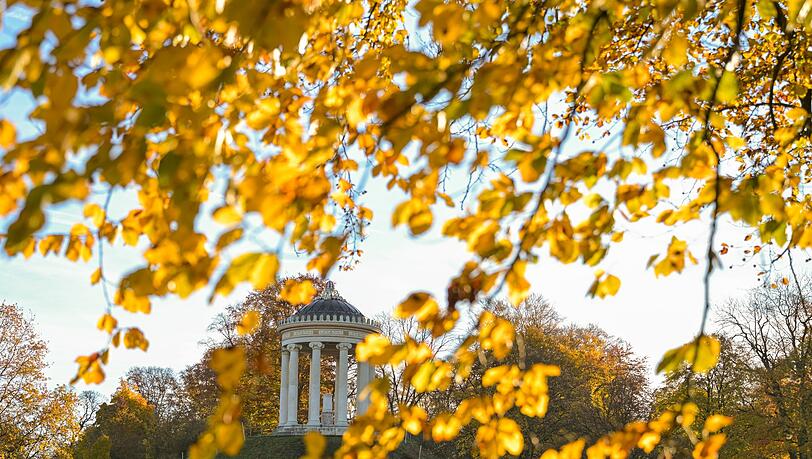 Blick in den Englischen Garten: Die kommenden Tage sollen laut Wetterdienst mild werden. Blick in den Englischen Garten: Die kommenden Tage sollen laut Wetterdienst mild werden.
