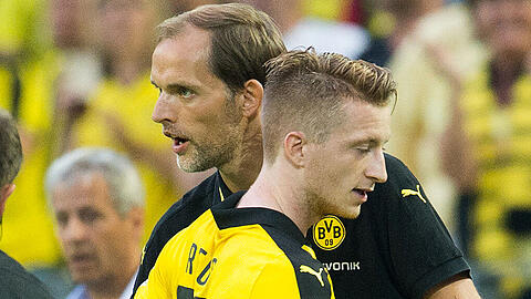BVB-Coach Thomas Tuchel kann in Hamburg wieder auf Nationalspieler Marco Reus bauen.