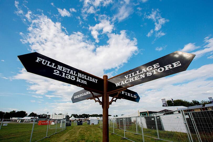 Das Wacken-Open-Air 2018 in Schleswig-Holstein.