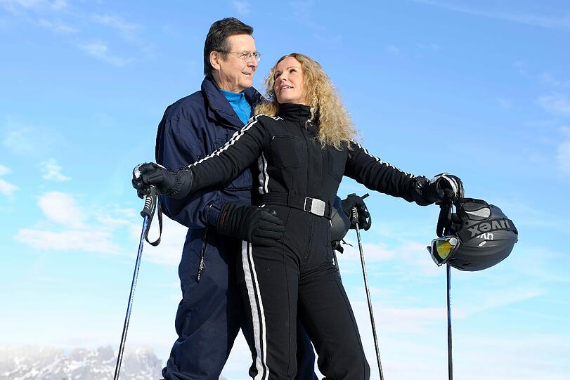 Katja Burkard und Hans Mahr.