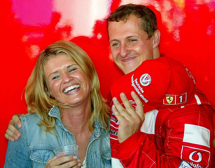 Corinna und Michael Schumacher &ndash; seit vielen Jahren ein inniges Paar.