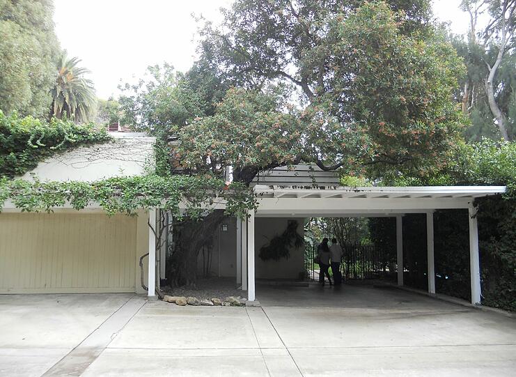 Die Villa des Schriftstellers Thomas Mann in Pacific Palisades in Los Angeles.