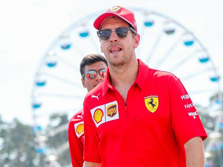 Dehmütig in Hockenheim: Ferrari-Pilot Sebastian Vettel.