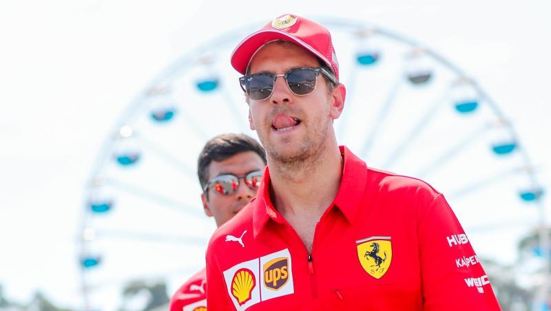 Dehmütig in Hockenheim: Ferrari-Pilot Sebastian Vettel. Dehmütig in Hockenheim: Ferrari-Pilot Sebastian Vettel.
