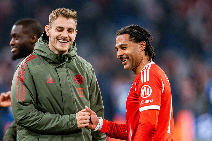 In Topform: Stanisic (l.) und Gnabry.